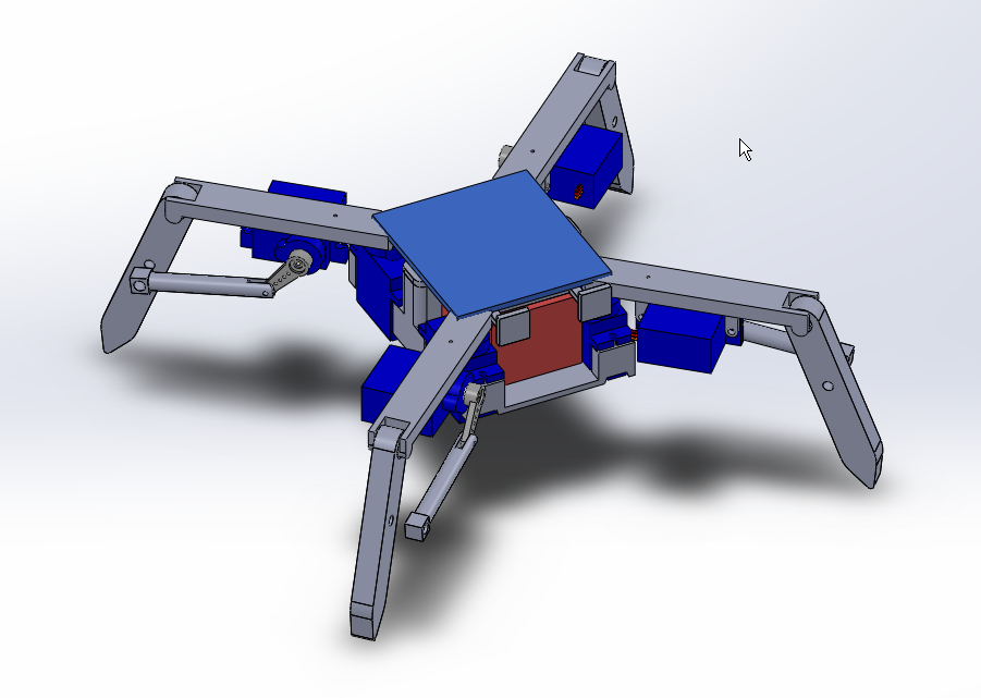 V1 spider robot CAD